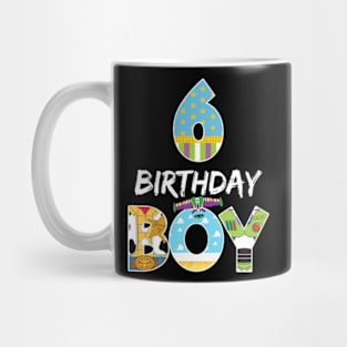 Toy Funny 6th Birthday Story B-day Gift For Boys Kids Mug